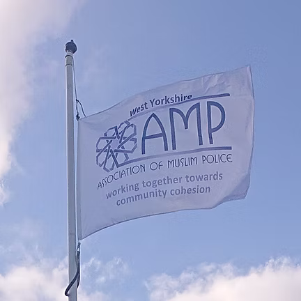 British flag with a police emblem